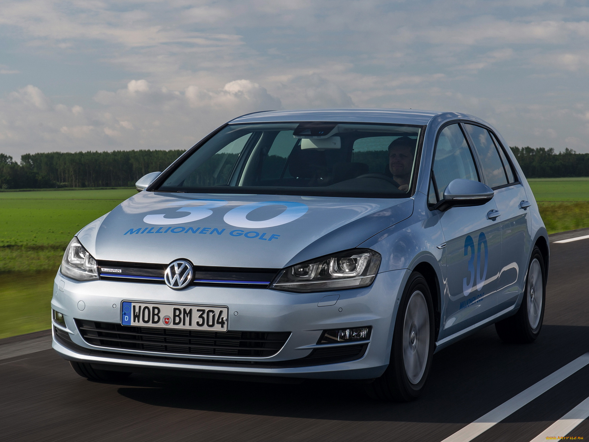 , volkswagen, bluemotion, golf, tdi, typ, 5g, 5-door